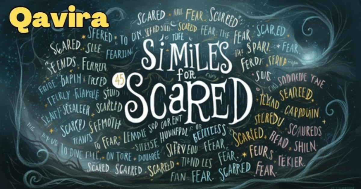 simile for scared