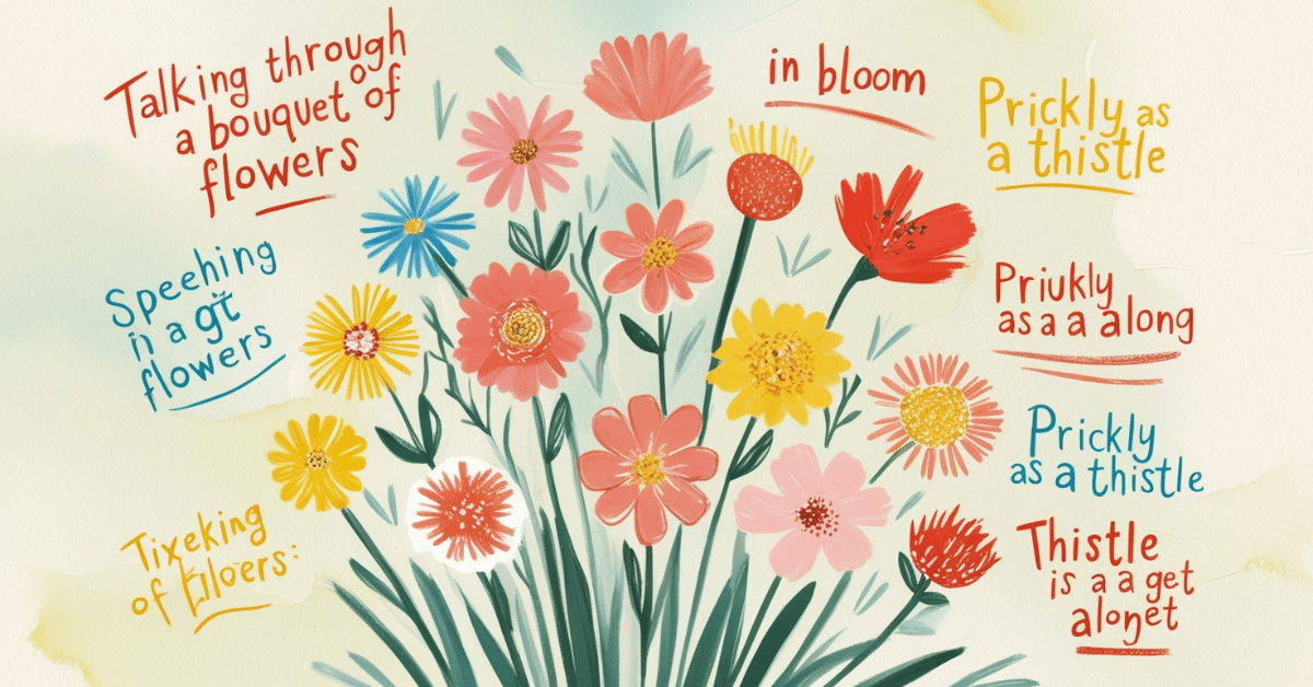 flower idioms