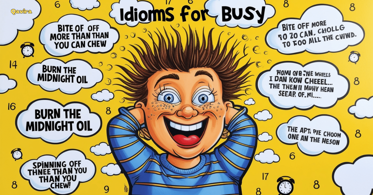 idioms for busy