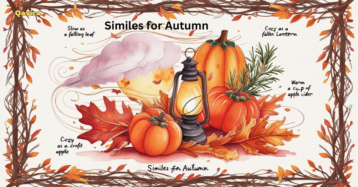 fall similes