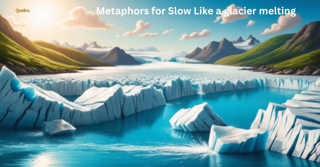 metaphor for slow