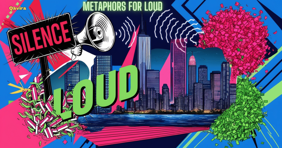 metaphors for loud